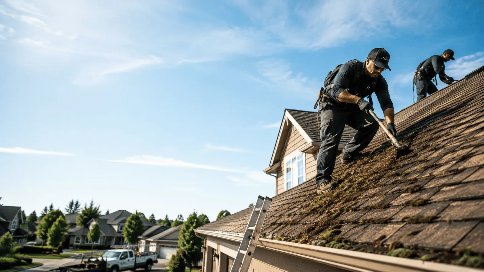 Roof Moss Removal in Sudbury, MA near me